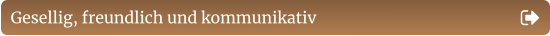 Gesellig, freundlich und kommunikativ