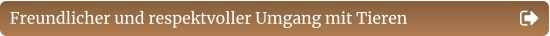 Freundlicher und respektvoller Umgang mit Tieren